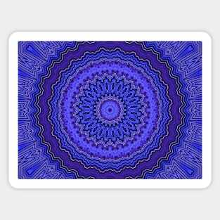 Blue Third Eye Chakra Mandala Sticker